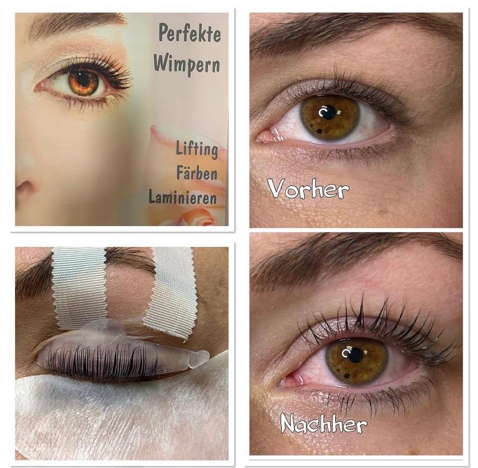 Wimpernlifting – vorher und nachher